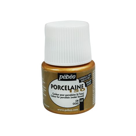 Farba do porcelany/szkła/ceramiki Pebeo Porcelaine150, 44 Gold